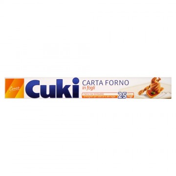 CUKI CARTA FORNO IN FOGLI PZ.25