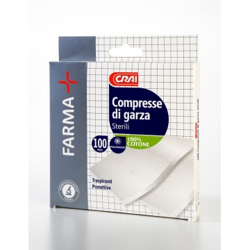 COMPRESSE GARZA CRAI 10X10X100P