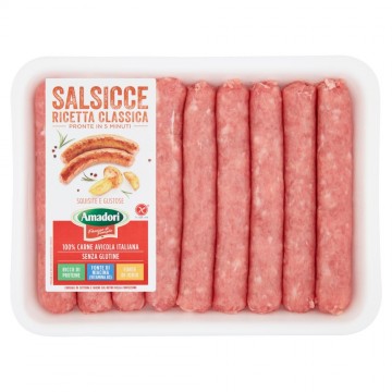 AMADORI SALSICCIA DI POLLO CONF. FAMIGLIA GR.600