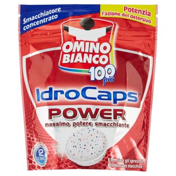 OMINO BIANCO 100+ IDROCAPS POWER X 12
