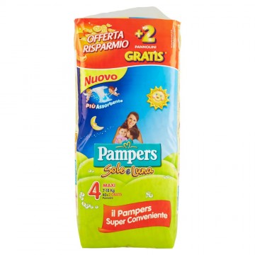 PAMPERS SOLE/LUNA MAXI X40+2