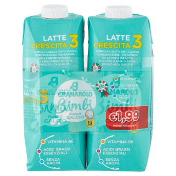 GRANAROLO LATTE BABYFOOD UHT ML.500X2 FH.1.99