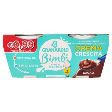 GRANAROLO CREMA BABY CIOCCOLATO GR.100X2  FL.0.99