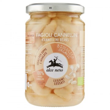 ALCE NERO FAGIOLI CANNELLINI LESSATI BIO GR.300