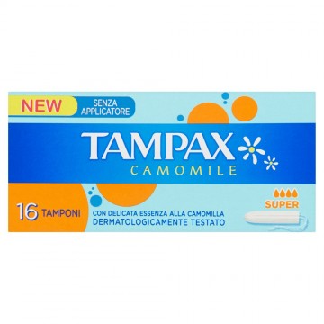 ASS. TAMPAX CAMOMILE S/APPL. SUPER PZ.16