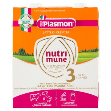 PLASMON LATTE PROS. 3 LIQUIDO ML.500X2