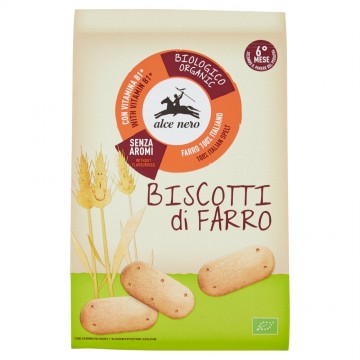 ALCE NERO BIO BABY  BISCOTTI AL FARRO GR.250