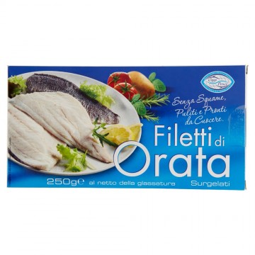 FILETTI DI ORATA OGGI PESCE AST. GR.250