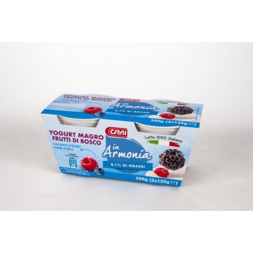 YOGURT CRAI  0.1%  FRUTTI BOSCO X2