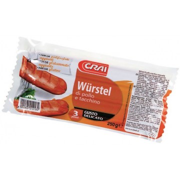 WURST. CRAI GRANDI PZ. 3 LEGGERO